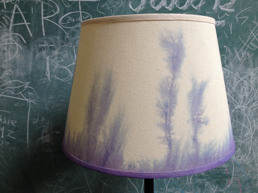 hand-painted lampshade
