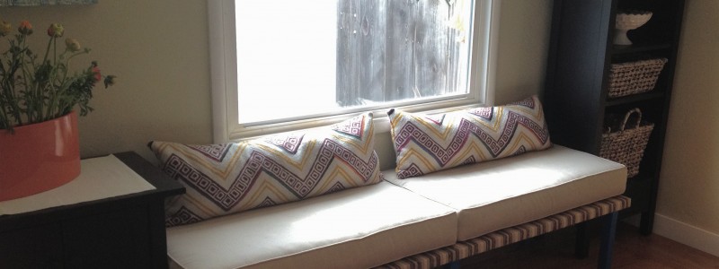 recycled counter top bench