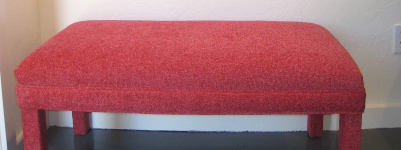 chenille bench