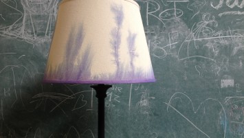 hand-painted lamp