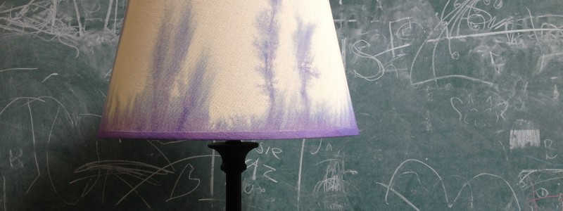 hand-painted lamp